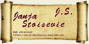 Janja Stoišević vizit kartica
